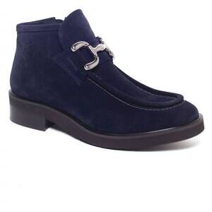 NEW UNITY IN DIVERSITY women's callo suede short boot in blue